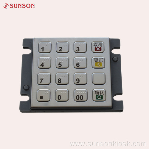 Metalic Encryption PIN pad for Payment Kiosk